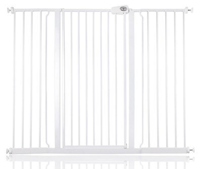 Bettacare Child And Pet Gate, 133.2Cm - 140.8Cm, White, Extra Tall Gate 104Cm In Height, Pressure Fit Stair Gate - image 1