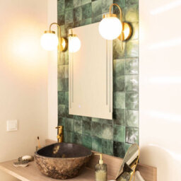 Edit Rafha Bathroom Wall Light Gold - thumbnail 5