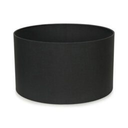 Valuelights Reni Charcoal Fabric Drum Ceiling Lamp Shade (D)35Cm