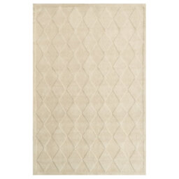 Beliani Rug Lunara Light Beige 200 X 300 Cm Wool - thumbnail 1