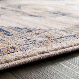 Livabliss Fifth Avenue-Vintage Grey Off-White Tan Traditional Boho Fringe Living Dining Bedroom Rug 152 X 225 Cm Easy Care, Non Shedding - thumbnail 3