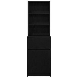 Berkfield Bedside Cabinet Black 39X35X125 Cm Engineered Wood - thumbnail 6