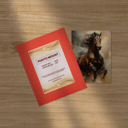 Ak Frames 10X8 Poppy Red Picture Mounts To Fit 7X5 Aperture Size - Mount Board Only (No Frame Included) - thumbnail 5