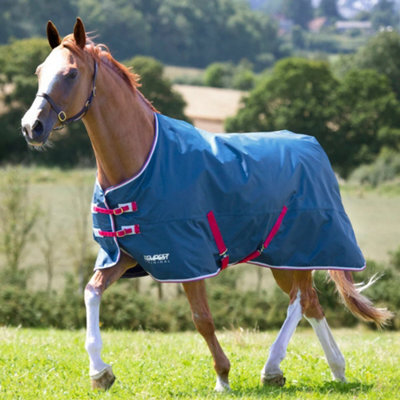 "Tempest Original Lite Horse Turnout Rug Teal (4 3"")" - image 1