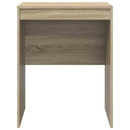 Berkfield Modern Computer Desk Sonoma Oak Particle Board 60 X 50 X 76 Cm - thumbnail 5