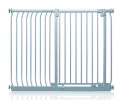 Safetots Extra Tall Elite Safety Gate, 134Cm - 143Cm, Matt Grey, Extra Tall 96.8Cm In Height, Pressure Fit Stair Gate - thumbnail 1
