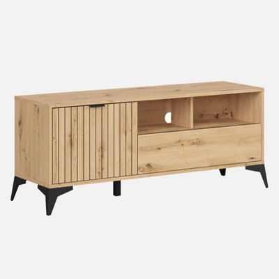 Heze Furniture Lammy 1 Drawer 1 Door Tv Unit - Artisan Oak - image 1