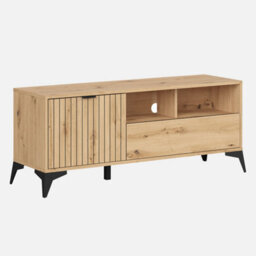 Heze Furniture Lammy 1 Drawer 1 Door Tv Unit - Artisan Oak - thumbnail 1