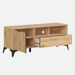 Heze Furniture Lammy 1 Drawer 1 Door Tv Unit - Artisan Oak - thumbnail 4