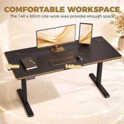 Standing Desk Memory Control Adjustable Black - thumbnail 3