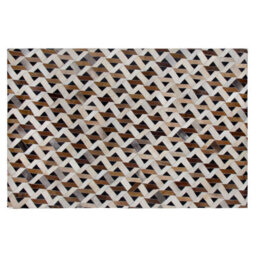 Beliani Rug Tuglu Brown 140 X 200 Cm Leather - thumbnail 5