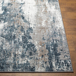 Livabliss Allegro-Abstract Blue Bleige Grey Modern Marble Living Dining Bedroom Rug 160 X 213 Cm Easy Care, Non Shedding - thumbnail 5