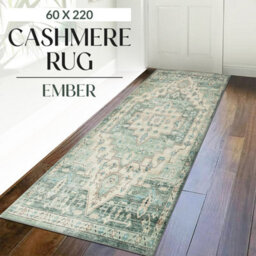 Ameha Modern Cashmere Rug Entrance Hallway Runner Indoor/outdoor Floor Mat Home Decor Ember Rugs- 60 X 220 Cm - thumbnail 1