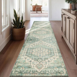 Ameha Modern Cashmere Rug Entrance Hallway Runner Indoor/outdoor Floor Mat Home Decor Ember Rugs- 60 X 220 Cm - thumbnail 2