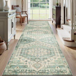 Ameha Modern Cashmere Rug Entrance Hallway Runner Indoor/outdoor Floor Mat Home Decor Ember Rugs- 60 X 220 Cm - thumbnail 3