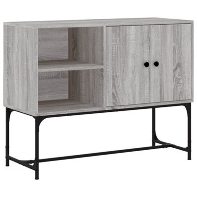 Berkfield Modern Sideboard Grey Sonoma 100X40X79.5 Cm Engineered Wood - image 1