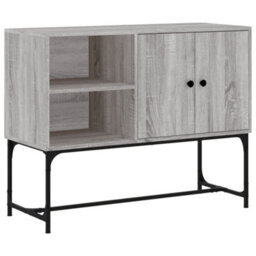 Berkfield Modern Sideboard Grey Sonoma 100X40X79.5 Cm Engineered Wood - thumbnail 1