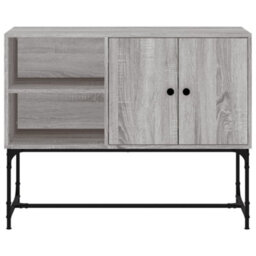 Berkfield Modern Sideboard Grey Sonoma 100X40X79.5 Cm Engineered Wood - thumbnail 5