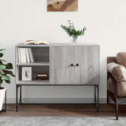 Berkfield Modern Sideboard Grey Sonoma 100X40X79.5 Cm Engineered Wood - thumbnail 2