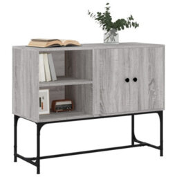 Berkfield Modern Sideboard Grey Sonoma 100X40X79.5 Cm Engineered Wood - thumbnail 3