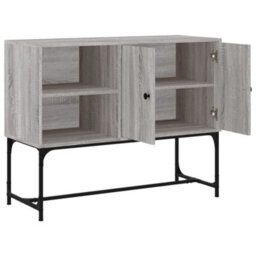 Berkfield Modern Sideboard Grey Sonoma 100X40X79.5 Cm Engineered Wood - thumbnail 6
