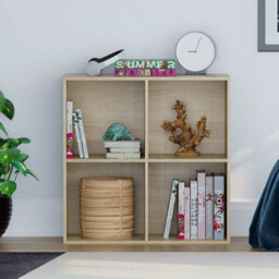 Lassic Vida Designs Durham Oak 2X2 Cube Storage Unit Storage Unit Bookcase Organiser - thumbnail 5