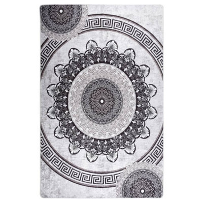 Berkfield Rug Washable 80X150 Cm Multicolour Anti Slip