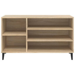 Berkfield Shoe Cabinet Sonoma Oak 102X36X60 Cm Engineered Wood - thumbnail 5