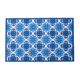 Artsy Doormats Blue Mosaic Tile Indoor Washable Doormat - thumbnail 3
