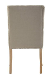 Orsina Premier Housewares Natural Linen Dining Chair - thumbnail 5