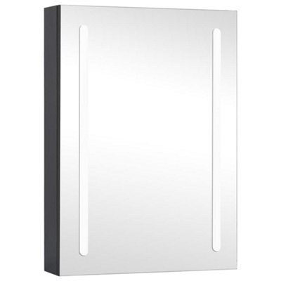 Berkfield Stylish Led Bathroom Mirror Cabinet 50X13X70 Cm - image 1