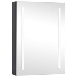 Berkfield Stylish Led Bathroom Mirror Cabinet 50X13X70 Cm - thumbnail 1