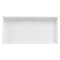 Beliani Set Of 2 Bed Storage Drawers Pine Wood Cronat White - thumbnail 5