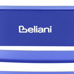 Beliani Blue Aluminium Slatted Garden Rocking Chair - Lightweight Modern Outdoor Seating - thumbnail 7