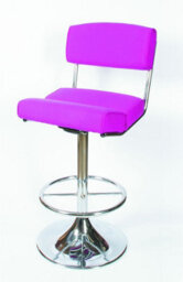 Tina Acrylic Bar Stool Height Adjustable - Clear - thumbnail 2