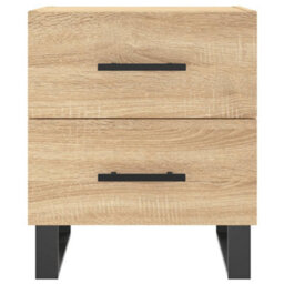 Berkfield Bedside Cabinet Sonoma Oak 40X35X47.5 Cm Engineered Wood - thumbnail 6