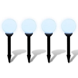 Outdoor Pathway Lamps 4 Pcs Led 15 Cm With Ground Spike - thumbnail 3