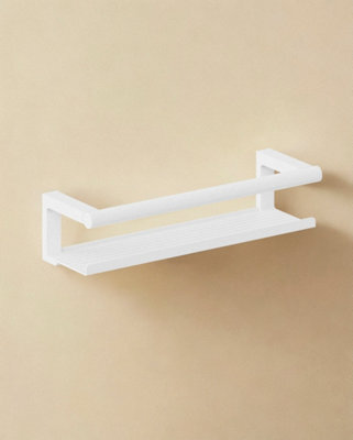Cosmic Bathroom Shelf, Bathroom Organizer, Matt White , Architect S+ Collection - image 1