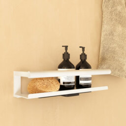 Cosmic Bathroom Shelf, Bathroom Organizer, Matt White , Architect S+ Collection - thumbnail 2