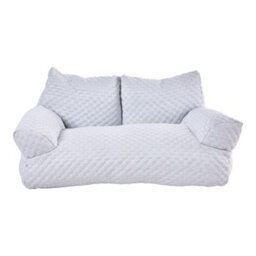 Thehotsale Light Grey Ice Silk Cooling Pet Sofa Bed 65Cm(W) X 48Cm(D) X 28Cm(H) - thumbnail 3