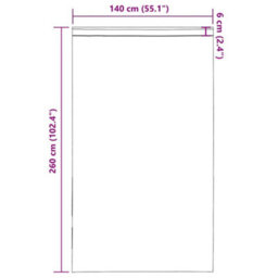 Berkfield Durable Voile Curtains With Rod Pockets 2 Pcs Yellow - thumbnail 9