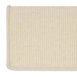 Floordirekt Pure Nature Self Adhesive Edged Hard Wearing Sisal Stair Tread Mat For Indoor Stairs Rectangular Ivory 23.5 X 65 Cm - thumbnail 3
