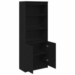 Vidaxl Highboard Black Oak 70X35X180 Cm Engineered Wood - thumbnail 5