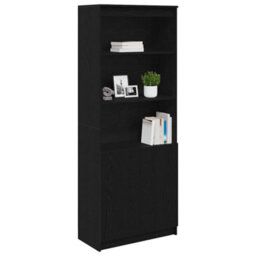 Vidaxl Highboard Black Oak 70X35X180 Cm Engineered Wood - thumbnail 4