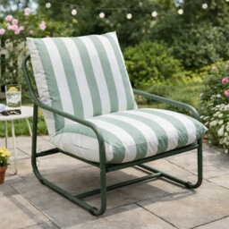 Kettler Cloud Relaxer Chair Outdoor Lounge Chair With Deep Cushions, Steel Frame, Rainsafe Waterproof Fabric & Ergonomic Support - thumbnail 5
