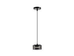 Luminosa Lighting Luminosa Olaia Slim Pendant Ceiling Light Black Smoky 1Xgx53 3000K 660Lm - Uk Stock - thumbnail 5