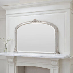 Yearn Overmantle Mirror Arched 127(W) X 89Cm(H) Silver Victorian Mirror - thumbnail 4