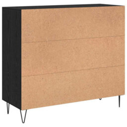 Walplus Sideboard Black Oak 90 X 34 X 80 Cm Engineered Wood - thumbnail 8