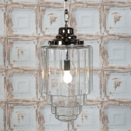 Glasshouse Nickel Clear Hallway Pendant Light - Se Home - thumbnail 2