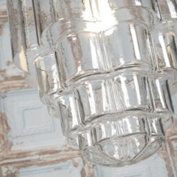 Glasshouse Nickel Clear Hallway Pendant Light - Se Home - thumbnail 3